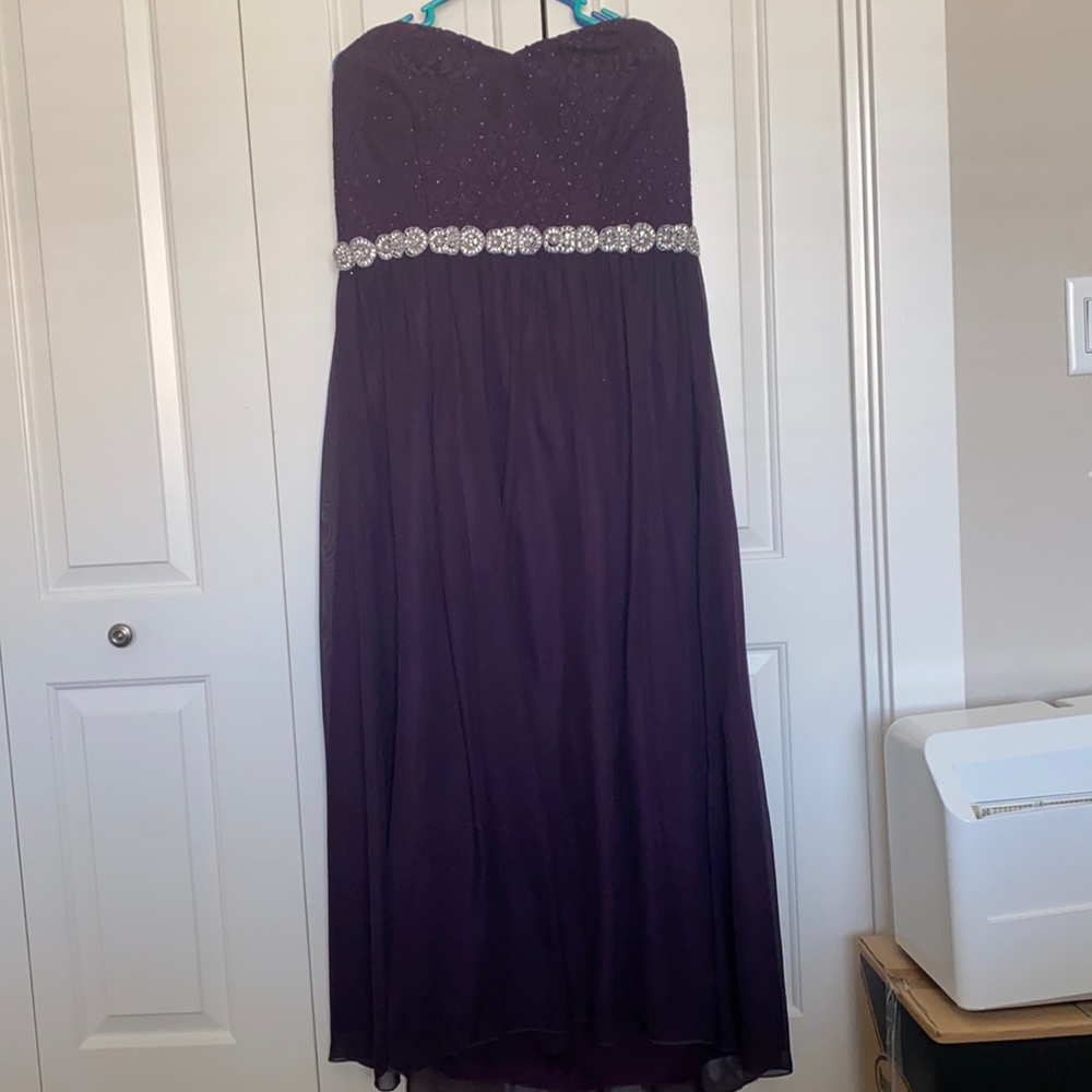 Strapless Evening Dress